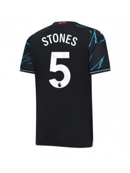 Billige Manchester City John Stones #5 Tredjedrakt 2023-24 Kortermet